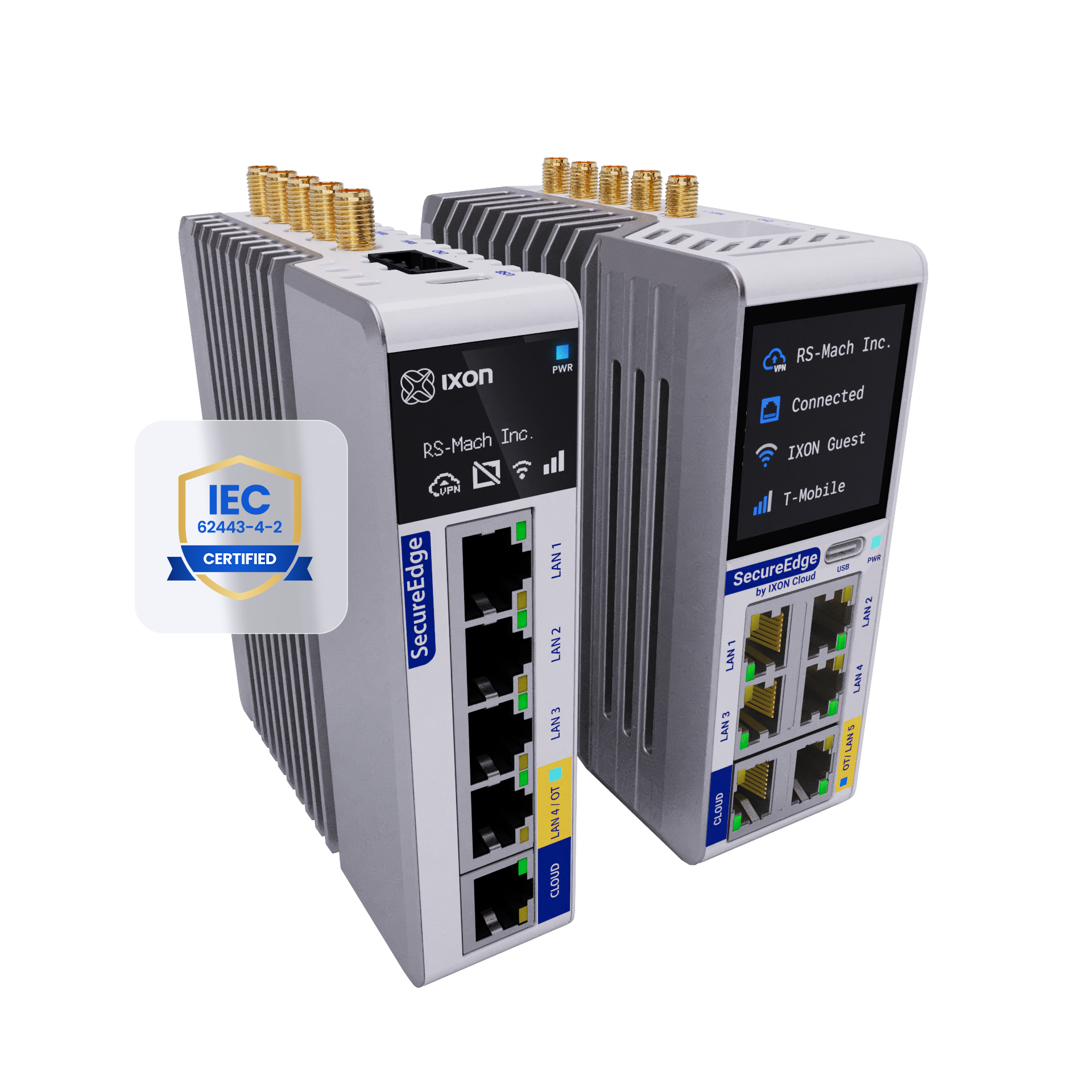 Edge gateways + badge Edge gateways + badge