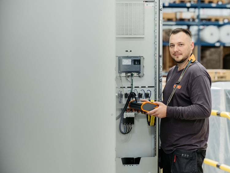Electrical assembly at the FlexLink facility