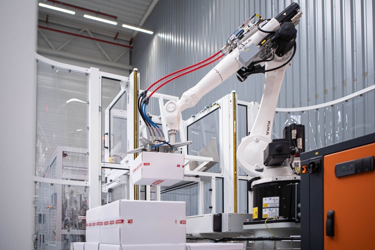 FlexLinks robotic palletizing solution