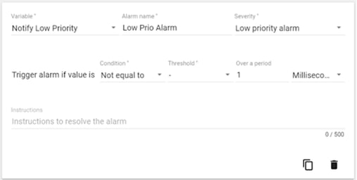 Dashboard for universal robots IXON