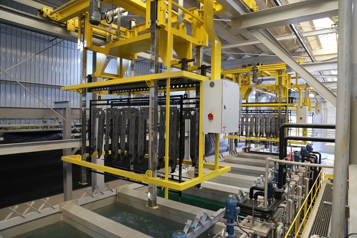 KLT-Ecoat line, usually intended for the automotive sector.