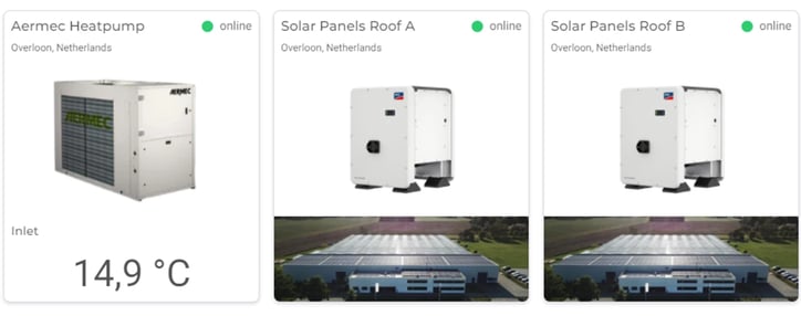 Sofortiger Zugriff auf SPS-Daten von Wärmepumpe und Solarmodulen in der IXON-Zentrale