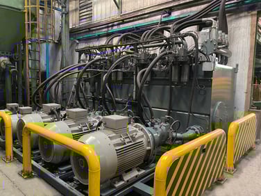 Centrale impianto di formatura realizzata per Fonderia Ghirlandina