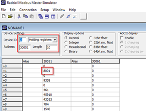 RMMS Test connection for PLC data access