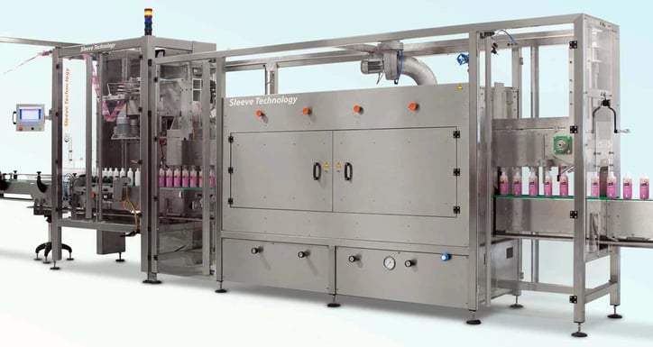 Packaging machine using consumables at Sleeve Technology