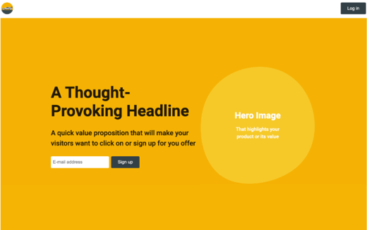 Newsletter - Landing page