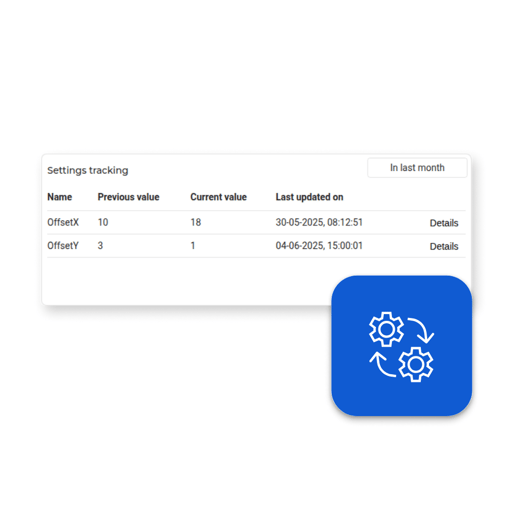 Newsletter - Settings tracking app