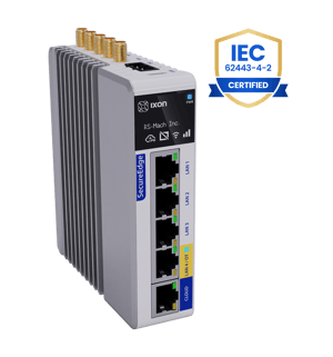 SecureEdge gateway page with IEC logo