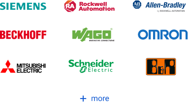 Principales marcas de PLC compatibles con IXON Cloud