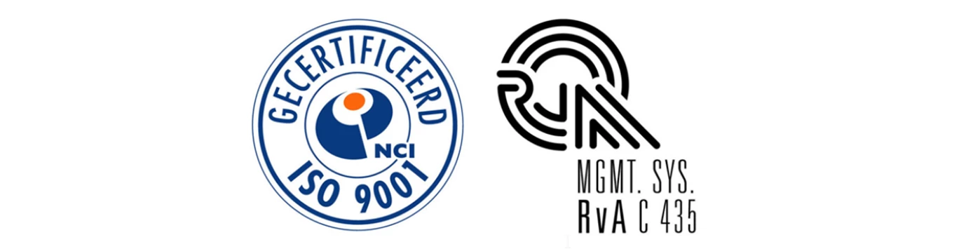 IXON is ISO 9001 certified by an accredited party (NCI)