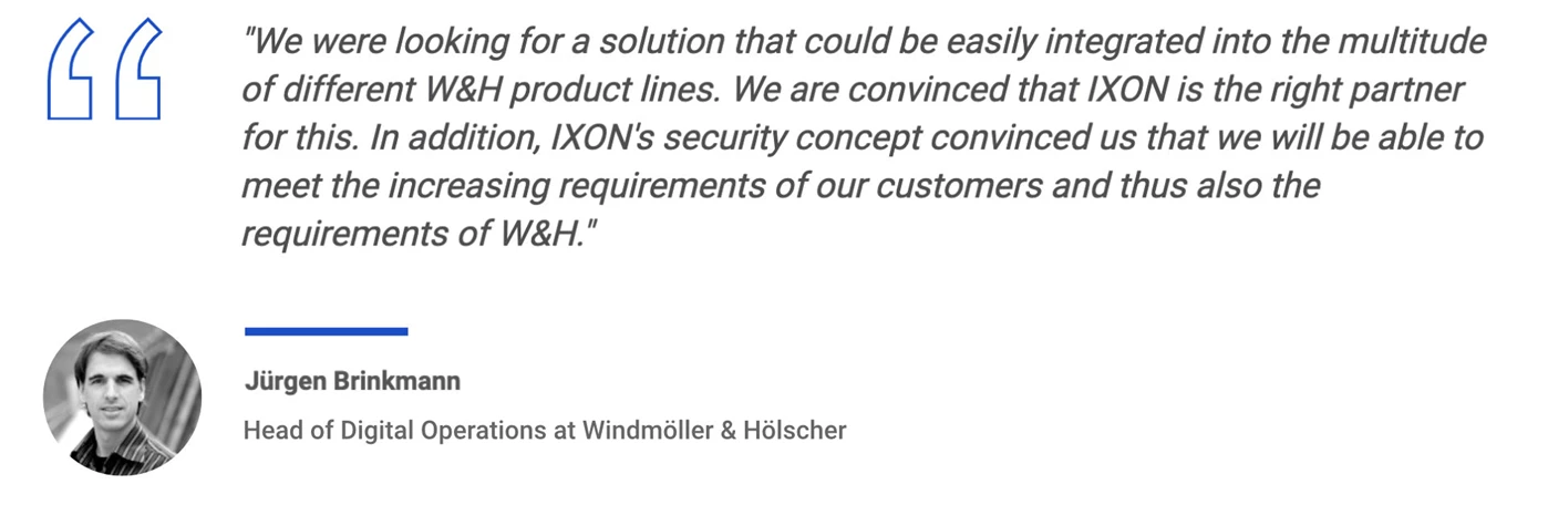 Windmoller and holscher quote jurgen brinkmann