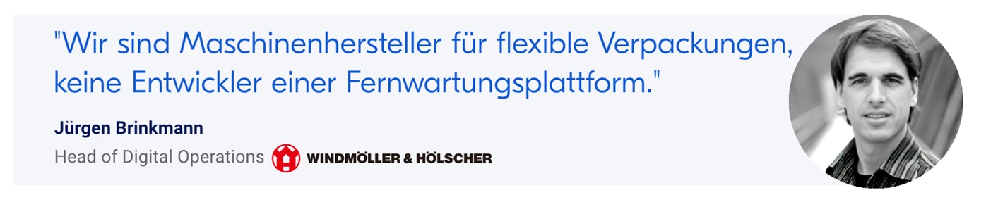 Windmoller and holscher quote jurgen brinkmann IXON